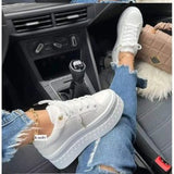 Breakj 2023 New Large-Size Single-Shoe Women's New Round Head Leisure Sticky Shoes Single