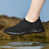 And Autumn New Hollow Breathable Soft Bottom Sneakers Trend Fashion Lightweight Running Shoes Leisure Outdoor Walking