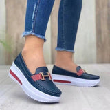 Breakj 2023 New Pine Cream Bottom Round Head Solid Single Shoes Light Mouth Pedal Thick Sole Single Shoe