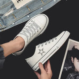Spring Autumn New Women Canvas Shoes Leopard Fashion Sneakers Low-cut Shoes Woman High Quality Classic