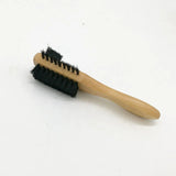 Hair Brush With A Handle Three Oiled Polishing Function Pig Hair Honeycherry Shoes