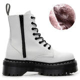 Shoes High Heels Sexy Platform Boots Black Thigh High Leather Boots Winter GENUINE LEATHER Booties Woman Plus Size