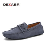 Plus Size 35~49 Men's Casual Shoes Genuine Leather Flats Driving Loafers Footwear Soft Moccasins For Men Zapatos