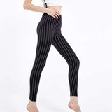 Polyester High Quality Stretchy Workout Leggings Women Printed Outwear Running Leggins Ankle Length