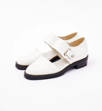 Breakj 2025 Spring New Casual Low Heel Round Head Button Lady Size Single