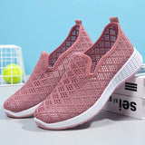 Women's Sports Shoes Sneakers Shoes Fashion Hollow Out Breathable Leisure Walk Soft and Comfortable Zapatos De