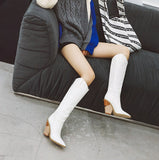 Breakj Scale Print Ankle Boots New Wood Grain High Heel High Boots