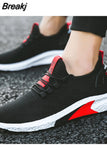 Men's Mesh Breathable Running Shoes Gym Sneakers Outdoor Comfortable Fitness Trainer Sport Lightweight Walking Jogging