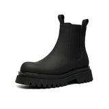 Breakj / Winter 2023 Fashion Thick Bottom Joker Chimney Casual Vintage Middle Sleeve For Chelsea Boot