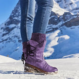 Breakj Autumn And Winter New Leisure Hairline Outlet Short Boots Women Flat Bottom Snow Boots Set Martin Women