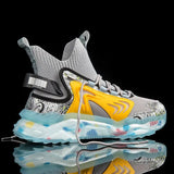Men Casual Running Sports Shoes Breathable High Top Sneakers Thick Bottom Increased Basketball Shoes for