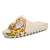 Luxury Brand Slides Men Shoes Slippers Indoor House Slippers Graffiti Casual Beach Slipper Eva Quality Cartoon