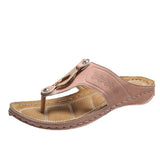 Cool Slippers Women's Summer New Fashion Leisure Slope And Large-Size One-Word Drag Women Thick Bottom Slippers