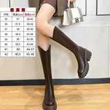 Breakj Style High-Sleeve Boots Winter 2025 Korean Version Of The Burst Net Red With The Same Leg Long Thin Fashion