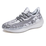 Quality Men Shoes Comfortable Mens Casual Shoes Breathable Lightweight Sneakers Black Gray White Big Size