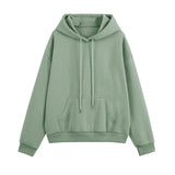 Tracksuits Women Casual Solid Long Sleeve Hoodie Pants Set Autumn Winter Fleece Warm Suit Female Sportwear Hooded