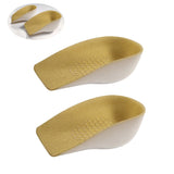 Heightened Insole Off Shoe Insole Heel Pad Half Pad Transparent Bionic Foot Silicone Shoes Insoles For