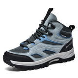 Breakj Autumn And Winter Men's Outdoor Hiking Sneakers Work-Resistant Shoes Thick Soles Wear-Resistant Walking