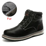 2021 New Snow Boots Protective and Wear-resistant Sole Man Boots Warm and Comfortable Winter Walking Boots Big Size
