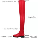 Breakj And Autumn 2025 Over The Knee Boots Round Head Fashion Boots Large Thick And Long Barrel Knight Boots Super