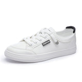 Sneakers Women's Vulcanize Shoes Spring Autumn Breathable Flats Solid Color Mesh Shoes Young Woman Casual White