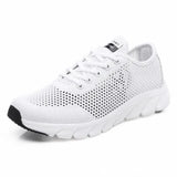 Mesh Sneakers 2021 New Breathable Women Flat Shoes Lightweight Casual Sports Shoes Ladies Lace-up Non-slip Sneakers