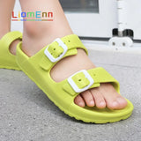 Slippers Women Flat Sandals EVA Light Beach flip flops Blue Red Black White Sandals 2021 Laies Slides Casual Shoes