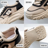 Breakj Shoes Female 2025 Summer New Ins Wind Korean Version Student Shoes Thick Platform Heighten Casual Sports Shoes Female XW