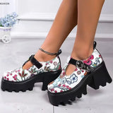 Flower Heels for Women Round Head Women Shoes 2022 Summer Shoes High Heels Womens Platform Heels Zapatos De
