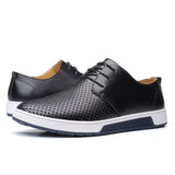 Breakj Plus-Size Hollow Out Men's Shoes Fashion Trend Youth Sandals Breathable Casual Leather