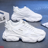 and Autumn New Men's Sports Shoes Student Breathable Trend Thick Sole Casual Shoes Comfortable and Versatile Sports