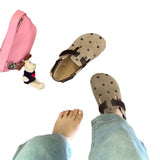 Breakj Bottom Boken Shoes Baotou Half Slippers Female Summer Outside Wear 2024 New Ugly Cute Female Shoes Boken Single Shoes