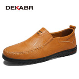Men Shoes Genuine leather Comfortable Men Casual Shoes Footwear Chaussures Flats Men Slip On Lazy Shoes Zapatos