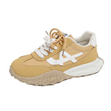 Breakj Agamde Training Shoes Women 2025 New Autumn Explosion Yellow High Casual Shoes Color Sports
