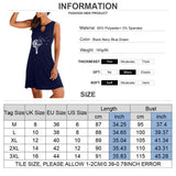 New Women Halter Mini Dress Sexy Sleeveless Beach Dress Ladies Cross O Neck Sundress Vacation Floral Print Clothes