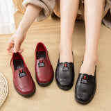 Quality Women Leather Loafers 2021 Spring Women's Flat Shoes Breathable Slip on Flats Ladies Casual Moccasins