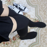 Stockings For Women Sexy Socks Striped Knee High Socks Ladies Warm Thigh Elastic Spring Autumn Girls Long