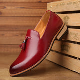 Breakj Men's Casual Plus Size Foot Shoes Fashion Loafers Barber One Foot Tide