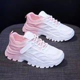 Women Shoes Breathable Slip On Run Sneakers Women Spring Korean Comfort Outdoor Walking Platform Casual Shoes Mixed