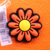 1pcs Cute Pumpkin Mushroom PVC Shoe Charms Daisy Accessories Ladybug Flowers Decorations fit Bracelet Kids