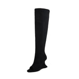 Breakj New Big Tube Around High Heel Fashion Summer Hollow-Out Boots Fish Mouth Wedge Sandal Niche