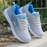 Spring and Autumn Ladies Daily Women's Shoes Casual Sports Korean Fashion Breathable Flat Bottom Running Light Travel