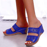Sandals New Fashion Women Shoes Casual Lightweight Breathable Slip-on Shoes Women Wedge Platform Sneakers Sandalias