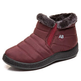 Women Boots Super Warm Winter Shoes For Women Ankle Boots Waterproof Snow Botas Mujer Short Black Low Heels Winter Boots