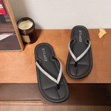 Breakj Slippers Women 2025 Summer New Large-Size Flat-Bottomed Toes Fashion Outside The Water Drilling Cold