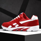 Men Running Shoes PU Leather Blade Sneakers High Quality Outdoor Light Breathable Sport Athletic Men Shoes Male