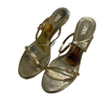 Breakj 2025 Spring New Buckle With Stylish Metal Fine High Heels Golden Dew Temperament Sexy