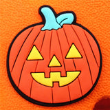 Sale 1pcs Cartoon Ghosts Shoe Buckle Accessories PVC Halloween Shoe Charm Decorations Pins Fit Croc Jibz Party Kids