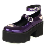 Design Buckle Decor Platform Mary Janes Pumps 2023 Spring Dropship Platform Sweet Comfy Woman Shoes