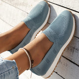 Breakj Size Fly Woven Single Shoes Women's Spring 2024 New Mesh Cloth Breathable Pedal Women's Casual Knit